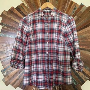 J.McLaughlin Plaid long sleeve